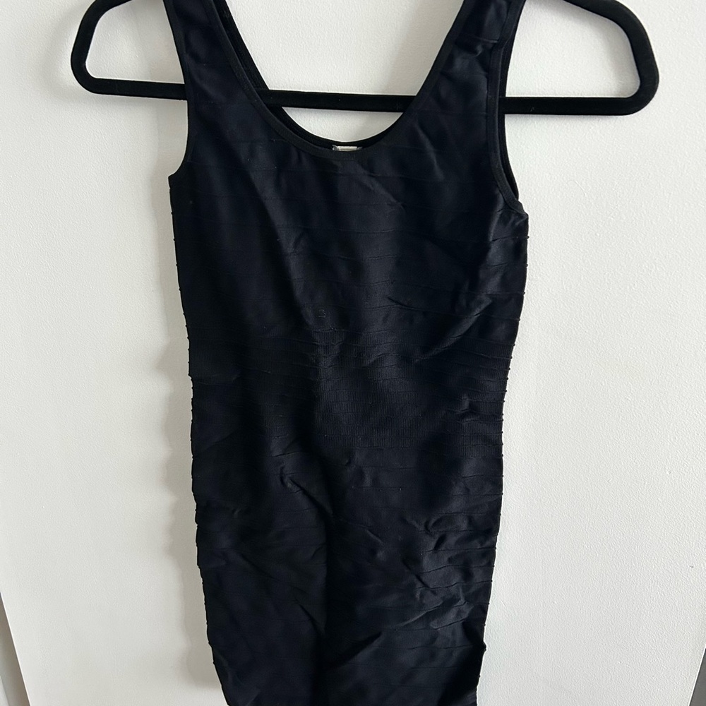 Aeropostale Black bandage ribbed dress